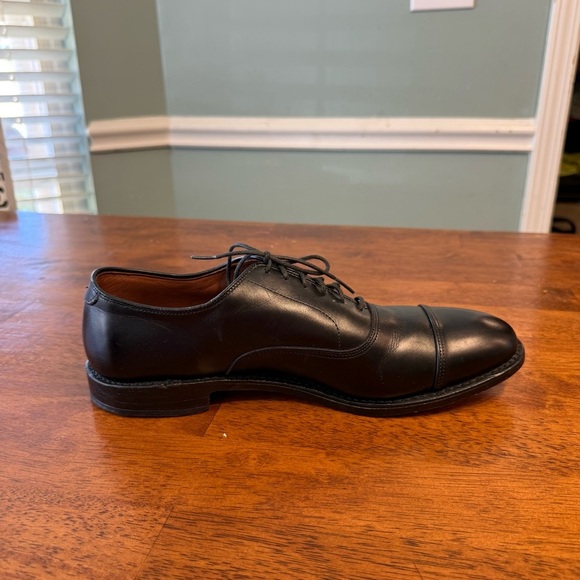 Allen Edmonds Park Avenue Cap-Toe Oxfords Black Leather sis 9.5 D main image 9